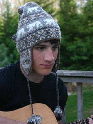 Polar Chullo, a Fair Isle Earflap Hat by Mary Ann Stephens