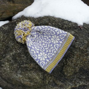 ladies fair isle knit ski hat