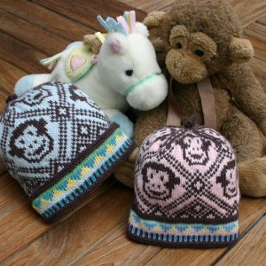 monkey hat knit for babies