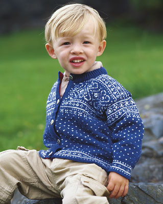 Dale of Norway Sirdal for babies and toddlers, available through Kidsknits.com