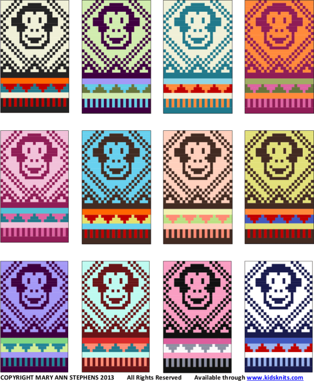 monkey hat colors