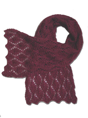free pattern for lace scarf