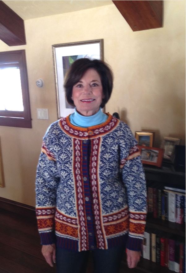 ladies' norwegian cardigan knitting pattern