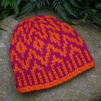 Supernova, a Fair Isle super bulky wool hat